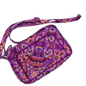 Vera Bradley Iconic RFID Little Hipster Crossbody – Dream Tapestry – Excellent